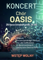 plakat promujący koncert